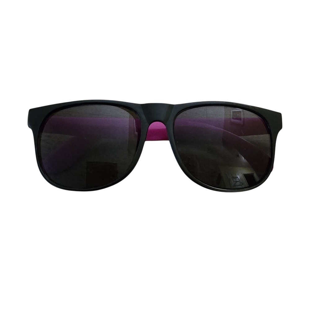 Kid's‎ Square Sunglasses Black & Pink Frame, Black Tinted Lenses, Lightweight